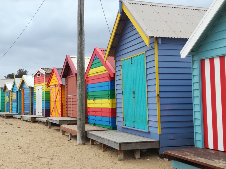 Les box colorés de Brighton Beach
